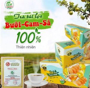 Trà bưởi cam sả