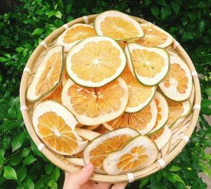 Trà bưởi thái lát sấy khô
